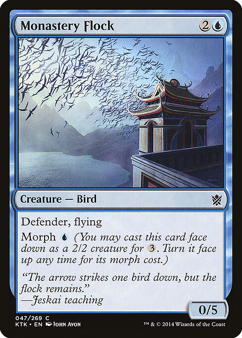 Monastery Flock - Khans of Tarkir Magic card