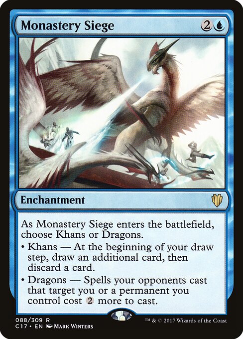 Monastery Siege - Commander 2017 Magic card
