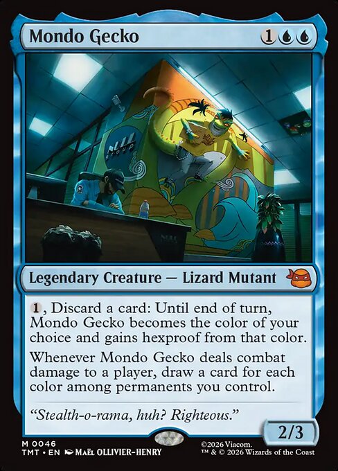 Mondo Gecko - Teenage Mutant Ninja Turtles Magic card