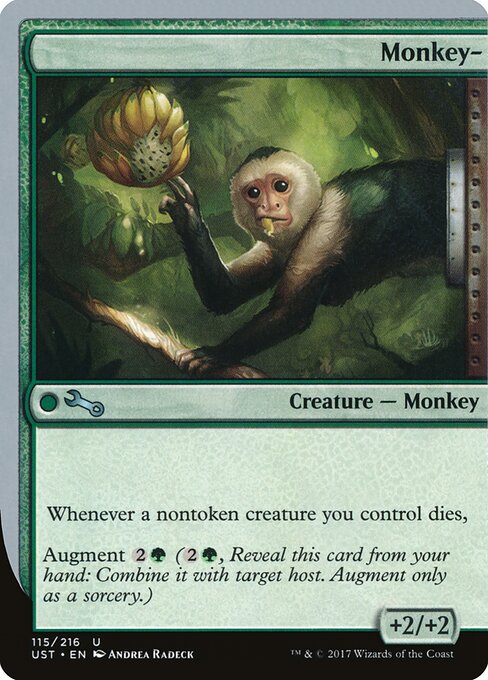 Monkey- - Unstable (#115) - Illustrated by Andrea Radeck - Magic: The Gathering Card