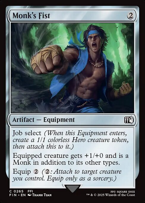 Monk's Fist - Final Fantasy Magic card