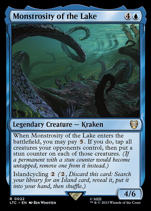 Monstrosity of the Lake - Tales of Middle-earth Commander Magic card