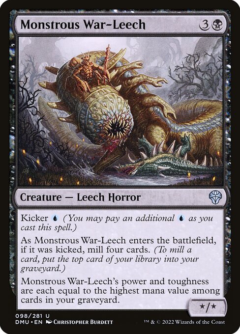 Monstrous War-Leech - Dominaria United Magic card