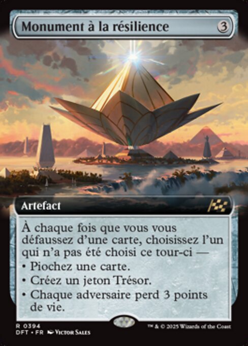 Monument to Endurance - Aetherdrift Promos (#237p) - Illustrated by Victor Sales - Magic: The Gathering Card