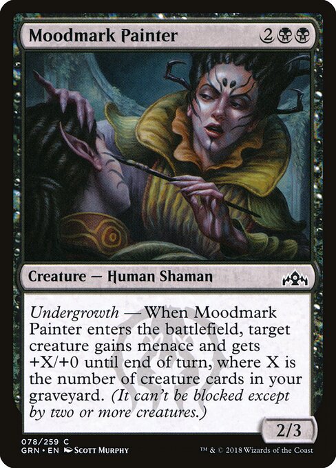 Moodmark Painter - Guilds of Ravnica (#78) - Illustrated by Scott Murphy - Magic: The Gathering Card
