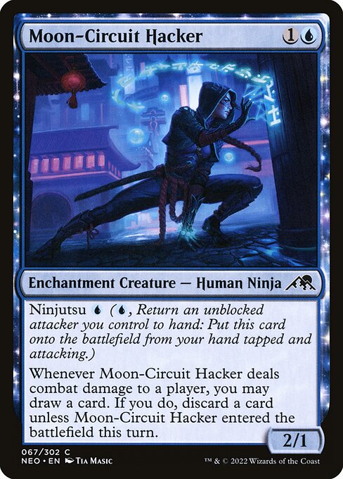 Moon-Circuit Hacker - Kamigawa: Neon Dynasty Magic card
