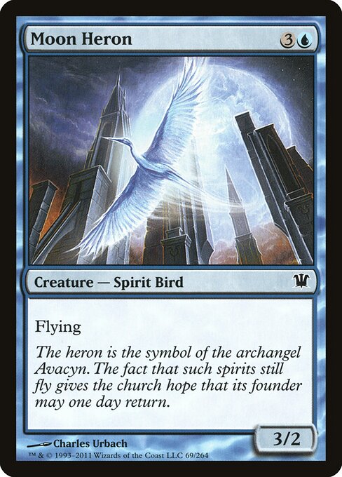 Moon Heron - Innistrad Magic card