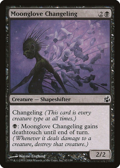 Moonglove Changeling - Morningtide Magic card
