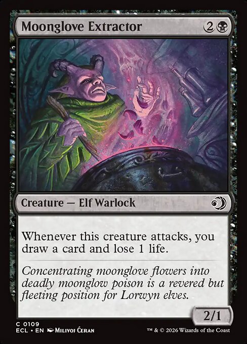 Moonglove Extractor - Lorwyn Eclipsed Magic card