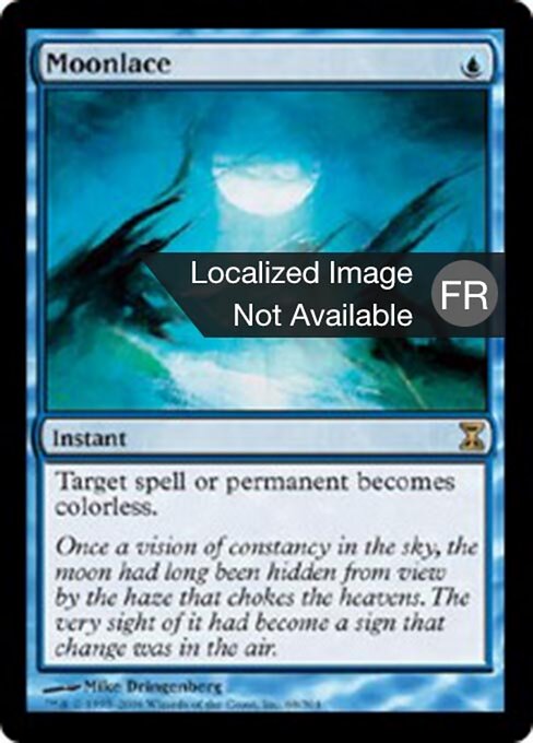 Voile de lune (Moonlace) - Time Spiral (#68) - Illustrated by Mike Dringenberg - Magic: The Gathering Card