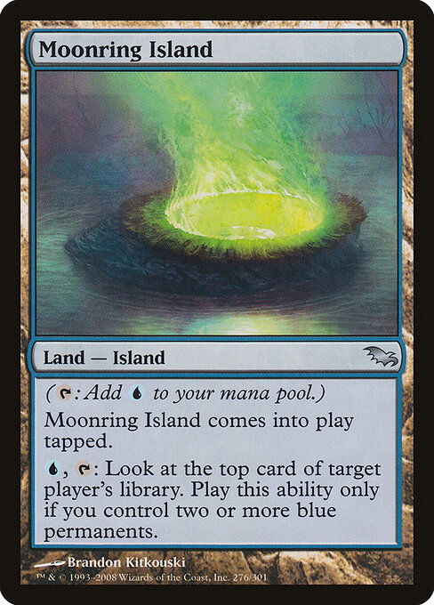 Moonring Island - Shadowmoor Magic card