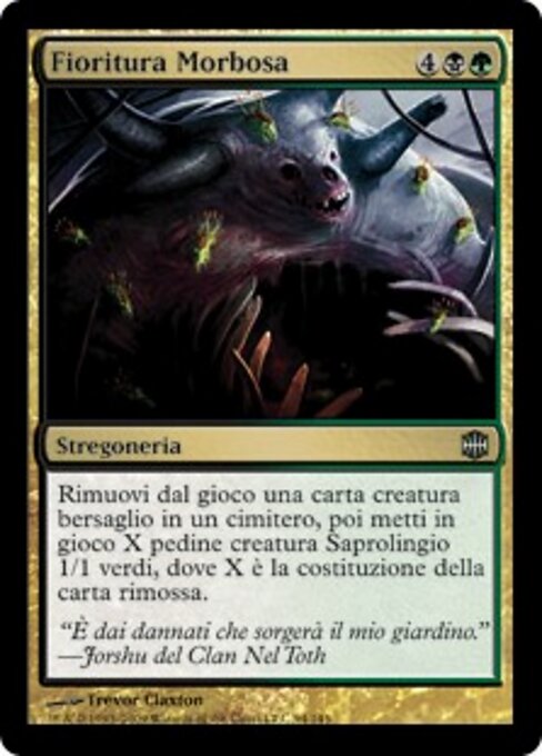 Florescência Mórbida (Morbid Bloom) - Alara Reborn (#94) - Illustrated by Trevor Claxton - Magic: The Gathering Card