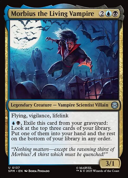 Morbius the Living Vampire - Marvel's Spider-Man Magic card