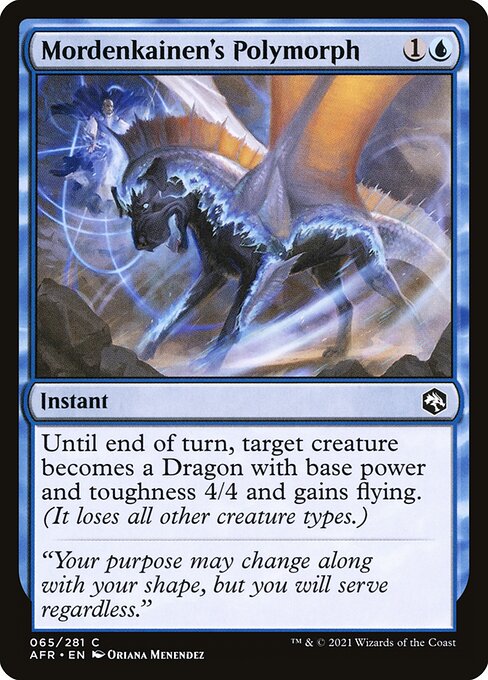 Mordenkainen's Polymorph - Adventures in the Forgotten Realms Magic card