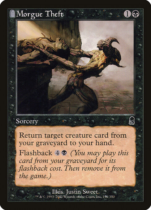 Morgue Theft - Odyssey Magic card