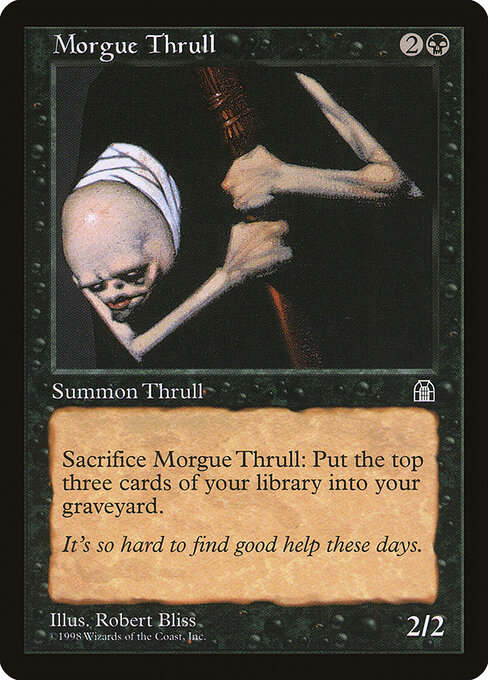 Morgue Thrull - Stronghold Magic card