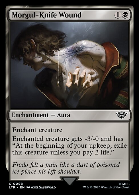 Morgul-Knife Wound - The Lord of the Rings: Tales of Middle-earth Magic card