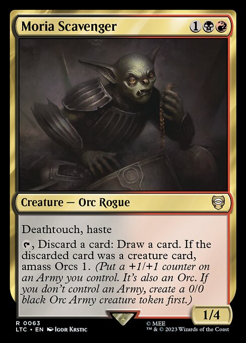 Moria Scavenger - Tales of Middle-earth Commander Magic card