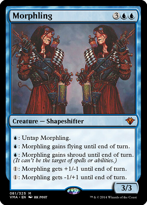 Morphling - Vintage Masters (#81) - Illustrated by rk post - Magic: The Gathering Card