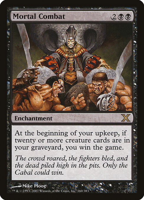 Mortal Combat - Tenth Edition Magic card