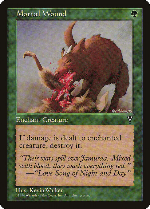 Mortal Wound - Visions Magic card