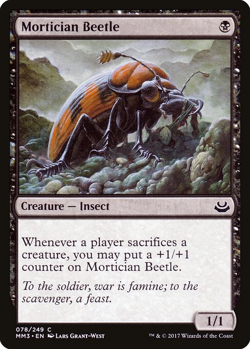 Mortician Beetle - Modern Masters 2017 Magic card