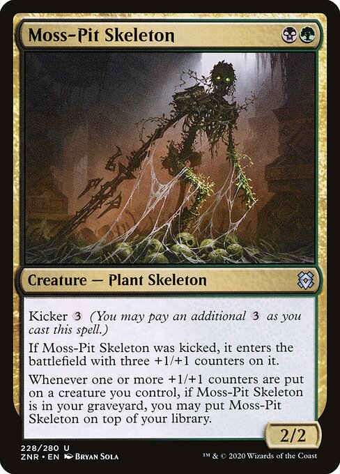 Moss-Pit Skeleton - Zendikar Rising Magic card