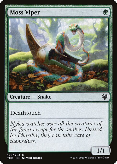 Moss Viper - Theros Beyond Death Magic card