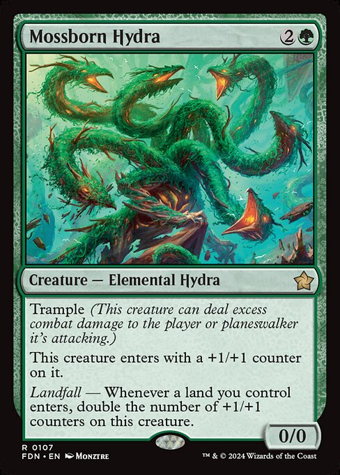 Mossborn Hydra - Foundations Magic card