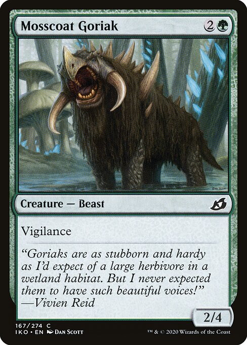 Mosscoat Goriak - Ikoria: Lair of Behemoths Magic card