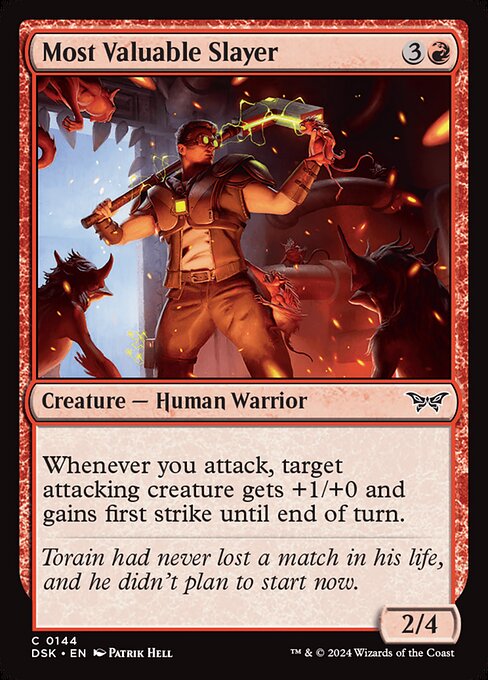 Most Valuable Slayer - Duskmourn: House of Horror Magic card