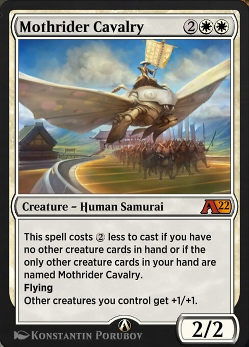 Mothrider Cavalry - Alchemy: Kamigawa (#5) - Illustrated by Konstantin Porubov - Magic: The Gathering Card