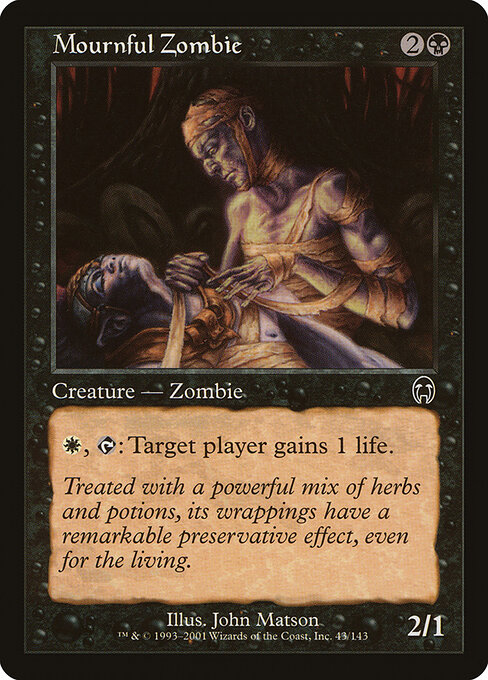 Mournful Zombie - Apocalypse Magic card