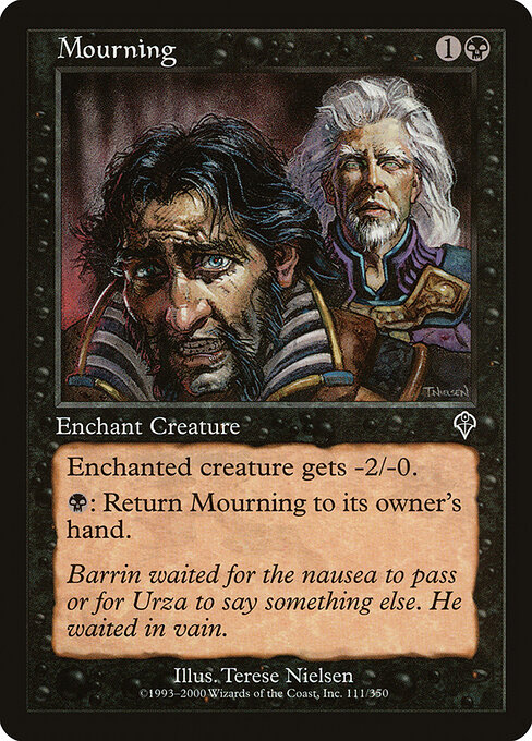 Mourning - Invasion Magic card
