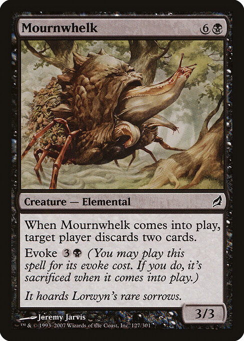 Trauerschneck (Mournwhelk) - Lorwyn (#127) - Illustrated by Jeremy Jarvis - Magic: The Gathering Card