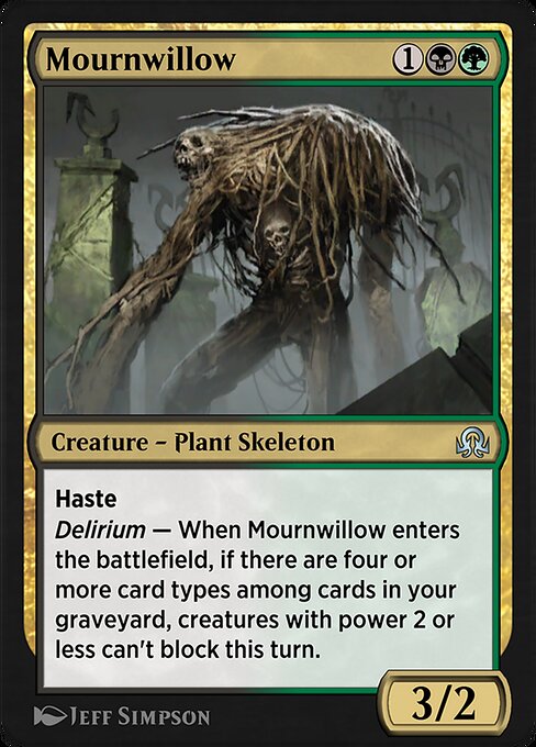 Mournwillow - Shadows over Innistrad Remastered (#237) - Illustrated by Jeff Simpson - Magic: The Gathering Card
