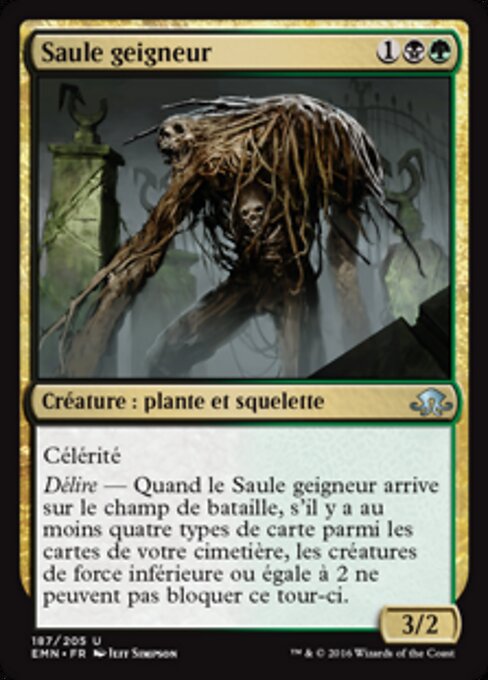 Saule geigneur (Mournwillow) - Eldritch Moon (#187) - Illustrated by Jeff Simpson - Magic: The Gathering Card