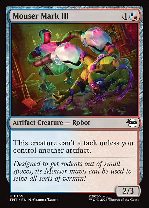 Mouser Mark III - Teenage Mutant Ninja Turtles (#159) - Illustrated by Gabriel Tanko - Magic: The Gathering Card