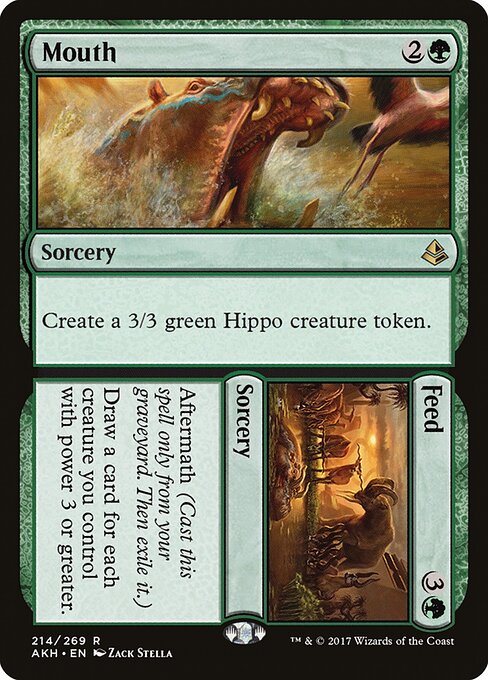 Mouth // Feed - Amonkhet Magic card