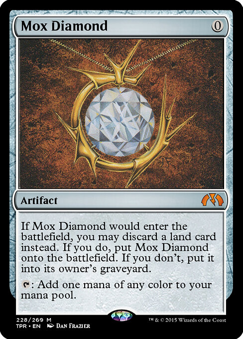 Mox Diamond - Tempest Remastered Magic card