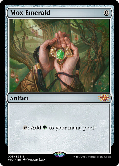 Mox Emerald - Vintage Masters Magic card