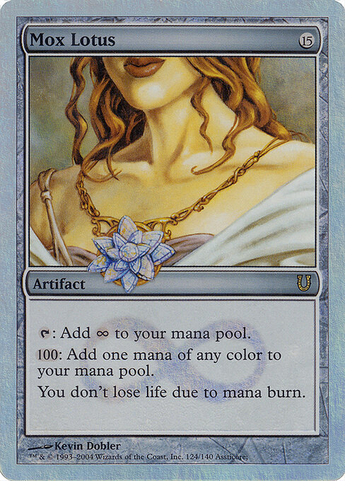 Mox Lotus - Unhinged (#124★) - Illustrated by Kevin Dobler - Magic: The Gathering Card