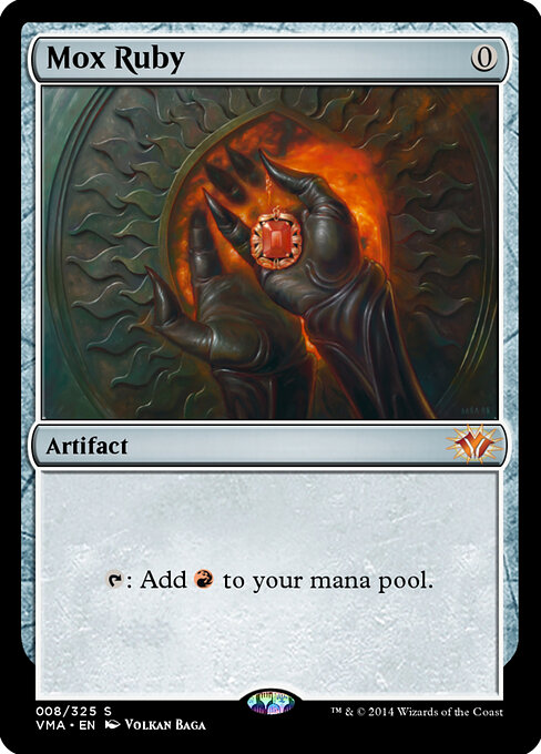 Mox Ruby - Vintage Masters Magic card