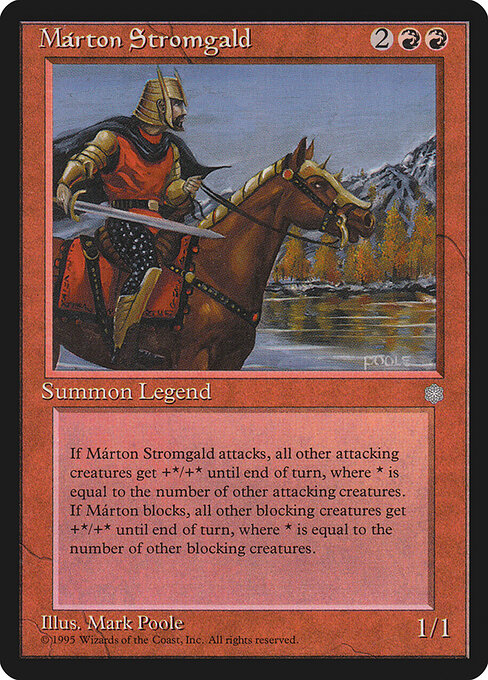 Márton Stromgald - Ice Age (#199) - Illustrated by Mark Poole - Magic: The Gathering Card