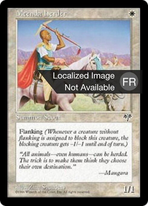 Berger de la Mtenda (Mtenda Herder) - Mirage (#29) - Illustrated by Zina Saunders - Magic: The Gathering Card