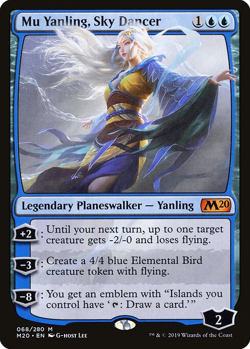 Mu Yanling, Sky Dancer - Core Set 2020 Magic card