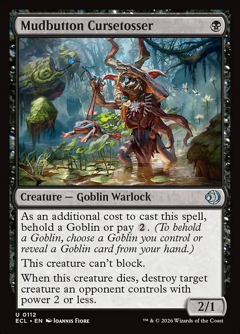 Mudbutton Cursetosser - Lorwyn Eclipsed Magic card