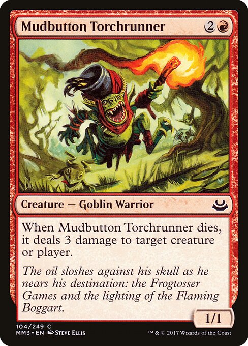 Mudbutton Torchrunner - Modern Masters 2017 Magic card