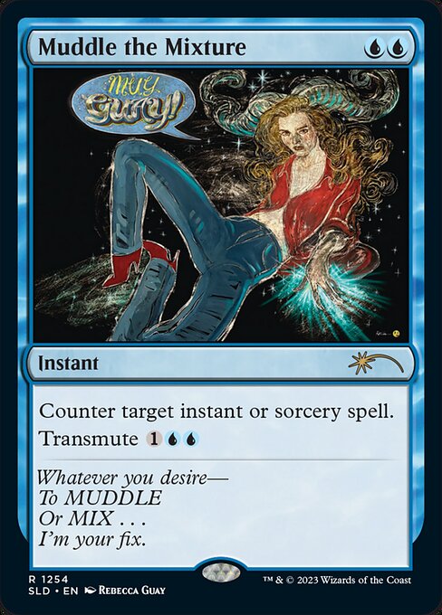 弄混配方 (Muddle the Mixture) - Ravnica: City of Guilds (#60) - Illustrated by Luca Zontini - Magic: The Gathering Card