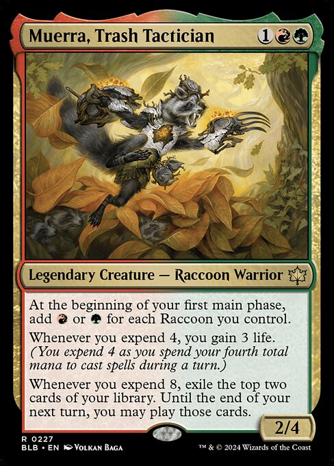 Muerra, Trash Tactician - Bloomburrow Magic card